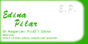 edina pilar business card